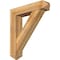 Ekena Millwork Traditional Arts and Crafts Rough Sawn Bracket w/ Offset Brace, Western Red Cedar, 8"W x 36"D x 40"H BKT0806X36X40TRA03RWR - alternate 1